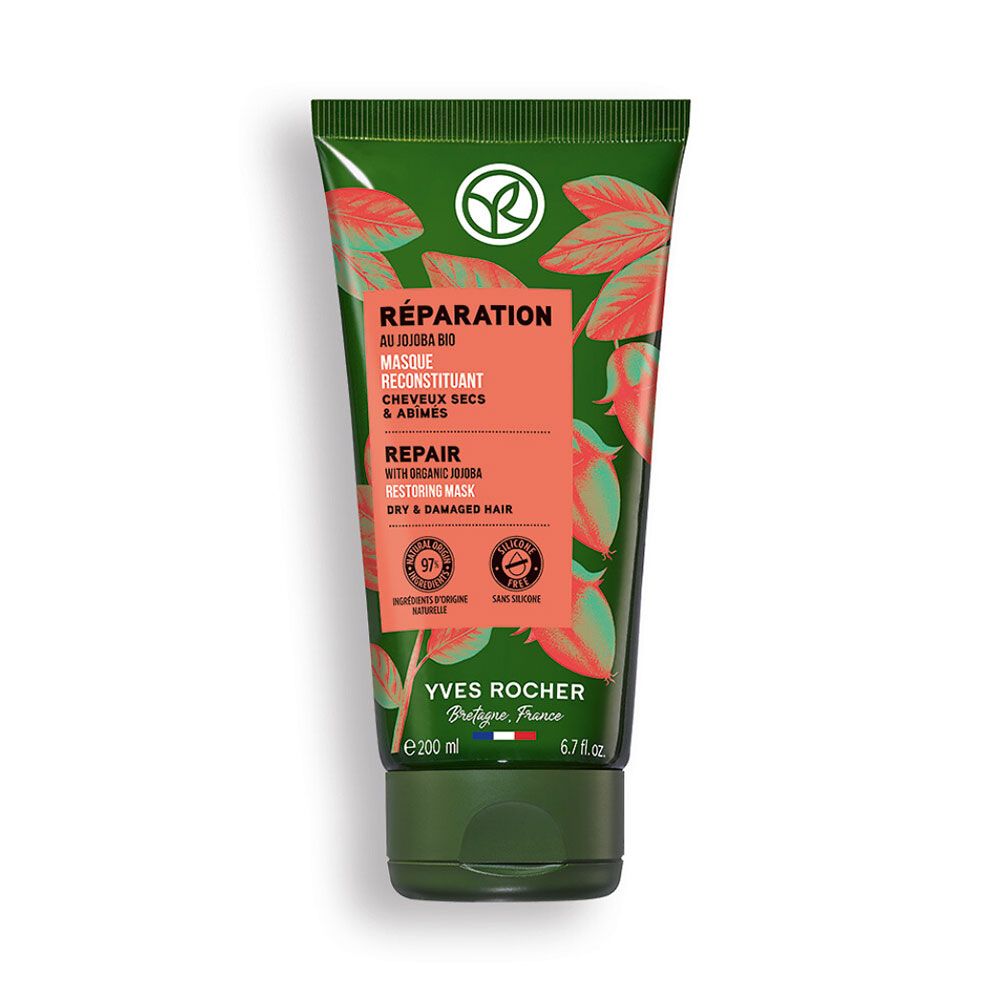 قناع الشعر المتقصف بخلاصة الجوجوبا العضوية 200مل